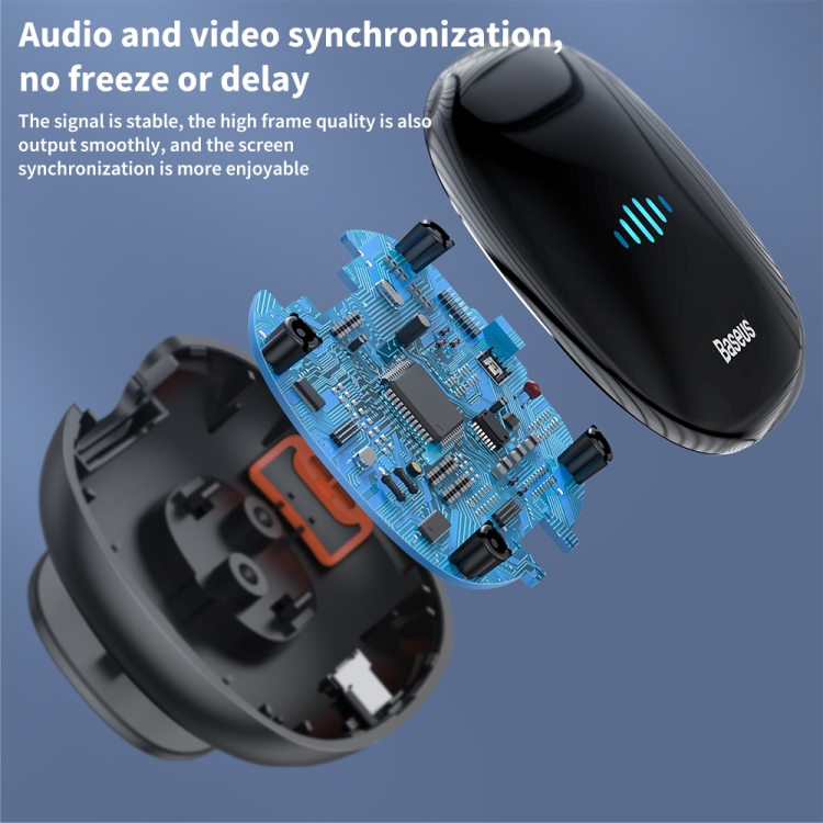 Adaptateur de dongle d'affichage sans fil Baseus 2.4G + 4K @ 30Hz - 7