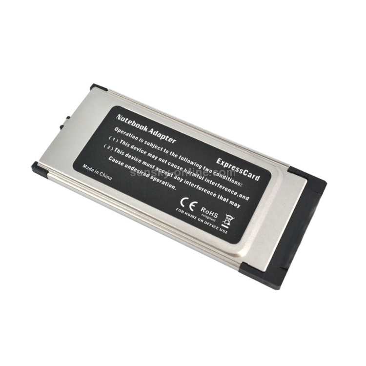 2 puertos USB 3.0 5Gbps PCI 34mm Slot Express Card para computadora portátil / portátil - 2
