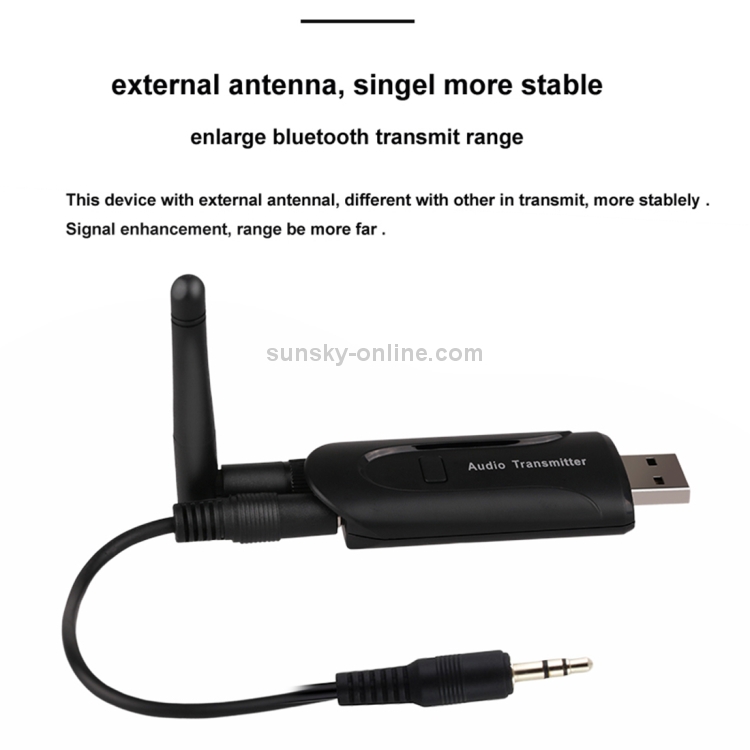 B5 Bluetooth Audio Transmitter with Antenna, Bluetooth Distance: 10m above B5 Bluetooth Audio Transmitter with Antenna, Bluetooth Distance: 10m above