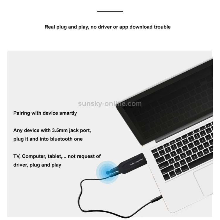 B5 Bluetooth Audio Transmitter with Antenna, Bluetooth Distance: 10m above B5 Bluetooth Audio Transmitter with Antenna, Bluetooth Distance: 10m above