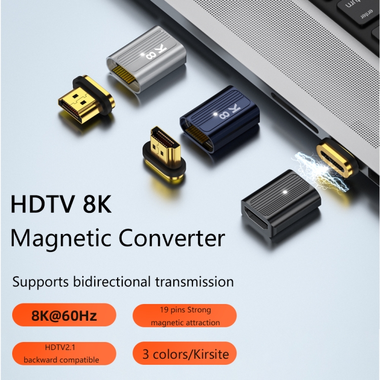 Adaptador HDMI hembra a DP macho 8K 60 Hz (azul) - B2
