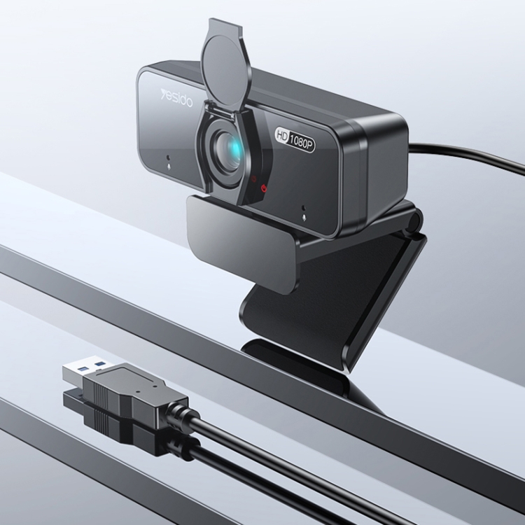 Yesido KM13 1080P 2.0MP USB Webcam, Cable Length 1.5m - 1