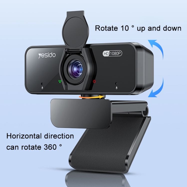Yesido KM13 1080P 2.0MP USB Webcam, Cable Length 1.5m - 4