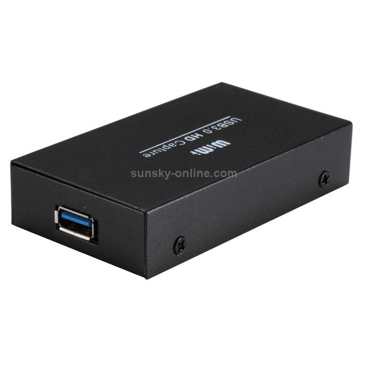 WIMI EC288 USB 3.0 HDMI 1080P Dispositivo de captura de video Stream Box, No es necesario instalar el controlador (Negro) - 2