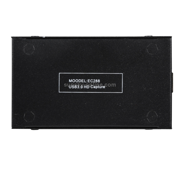 WIMI EC288 USB 3.0 HDMI 1080P Dispositivo de captura de video Stream Box, No es necesario instalar el controlador (Negro) - 4