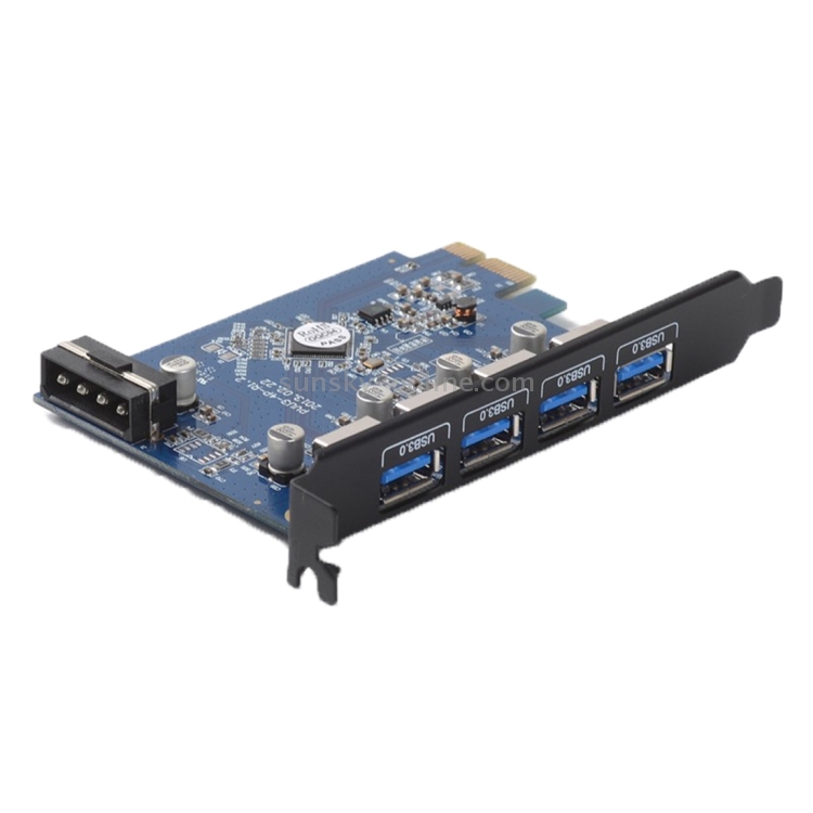 ORICO PVU3-4P 4 puertos USB3.0 Tarjeta PCI Express para escritorio (negro) - 4