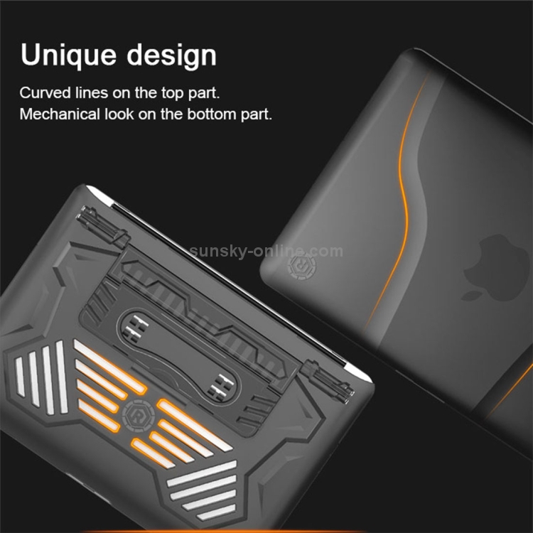 Multi-function Ultra-thin Translucent Heat Dissipation Laptop PC Protective Case for MacBook Air 13.3 inch, with Holder & Handle & Slip-resistant Feet(Red) Multi-function Ultra-thin Translucent Heat Dissipation Laptop PC Protective Case for MacBook Air 13.3 inch, with Holder & Handle & Slip-resistant Feet(Red)