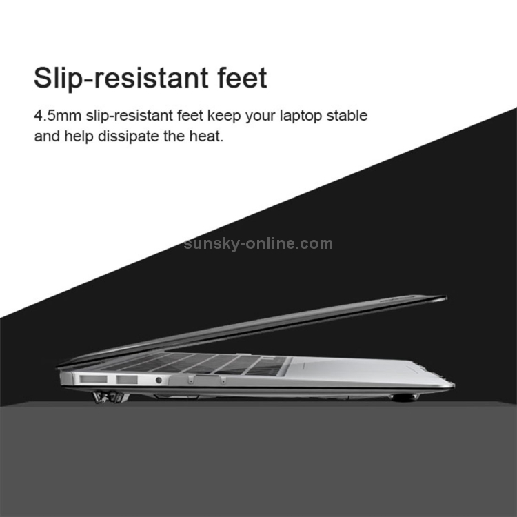 Multi-function Ultra-thin Translucent Heat Dissipation Laptop PC Protective Case for MacBook Air 13.3 inch, with Holder & Handle & Slip-resistant Feet(Red) Multi-function Ultra-thin Translucent Heat Dissipation Laptop PC Protective Case for MacBook Air 13.3 inch, with Holder & Handle & Slip-resistant Feet(Red)
