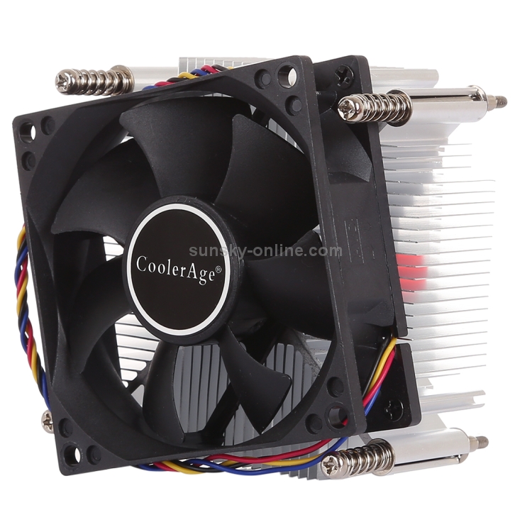 Disipador de calor silencioso silencioso del ventilador del enfriador de la CPU de 4 pines para Intel 1155/1151 / i3 / i5 - 1
