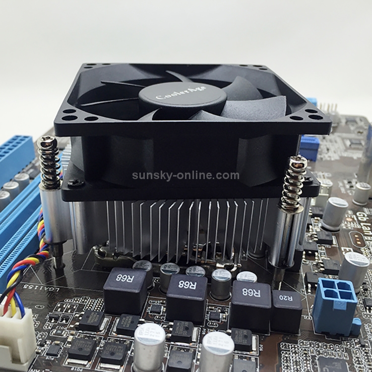 Disipador de calor silencioso silencioso del ventilador del enfriador de la CPU de 4 pines para Intel 1155/1151 / i3 / i5 - 6