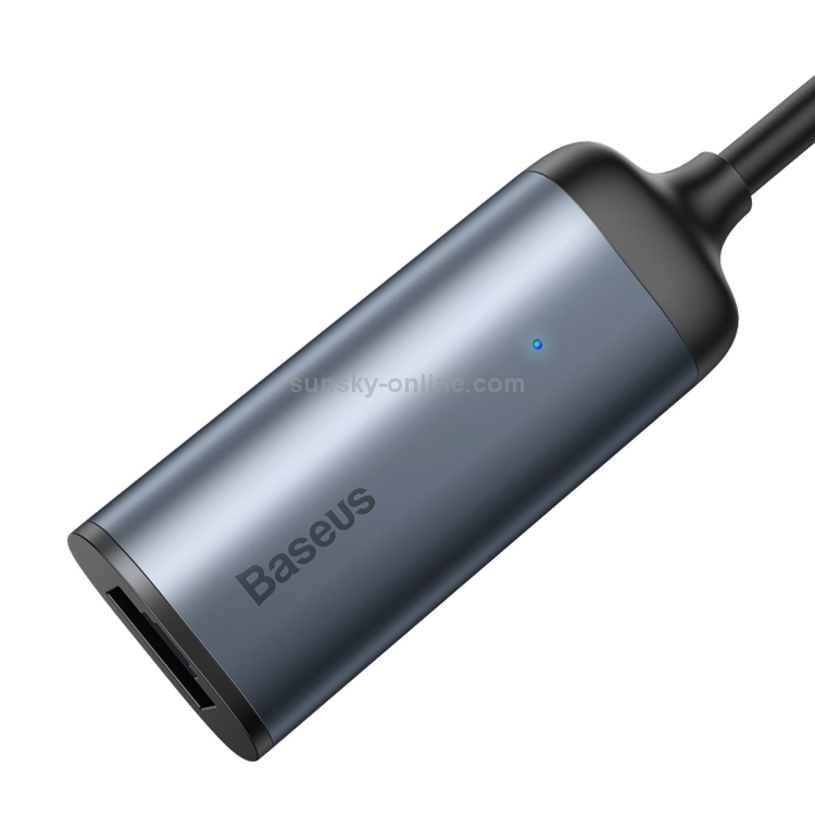 Baseus CAHUB-H0G Enjoy Series USB-C / Type-C to RJ45 Interface HUB Adapter (Dark Gray) Baseus CAHUB-H0G Enjoy Series USB-C / Type-C to RJ45 Interface HUB Adapter (Dark Gray)