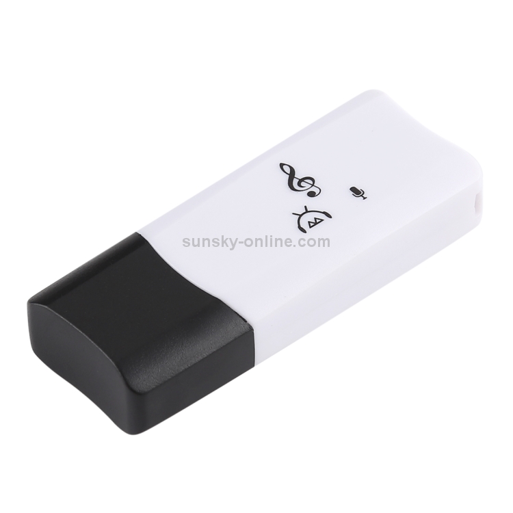 2 in 1 USB Bluetooth Dongle + Audio Receiver Adapter(White) 2 in 1 USB Bluetooth Dongle + Audio Receiver Adapter(White)
