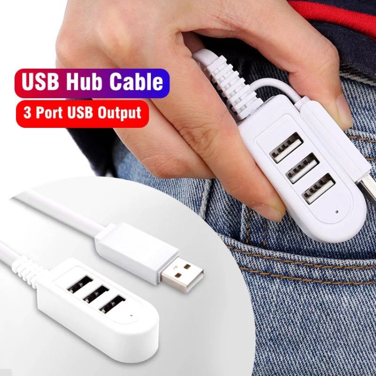 30cm TPE USB A to 3 USB Ports Female HUB Adapter 30cm TPE USB A to 3 USB Ports Female HUB Adapter