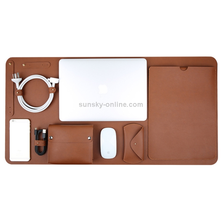 5 in 1 Set Exclusive designed Fashion  Laptop Bag  for MacBook Air 11.6inch(Brown)