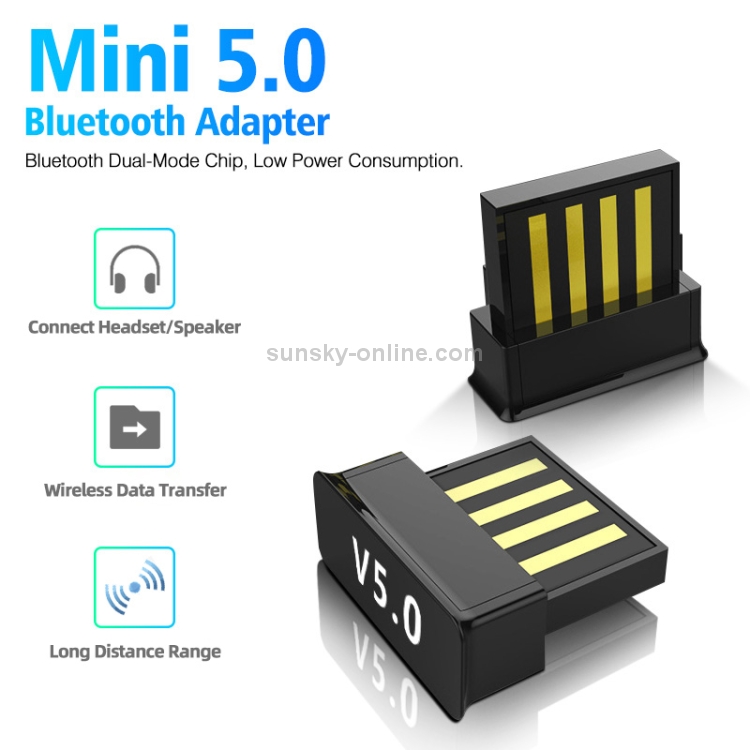 OY313 USB Bluetooth 5.3 Adaptador Transmisor Receptor Inalámbrico Para PC  Windows 11 10 8 7