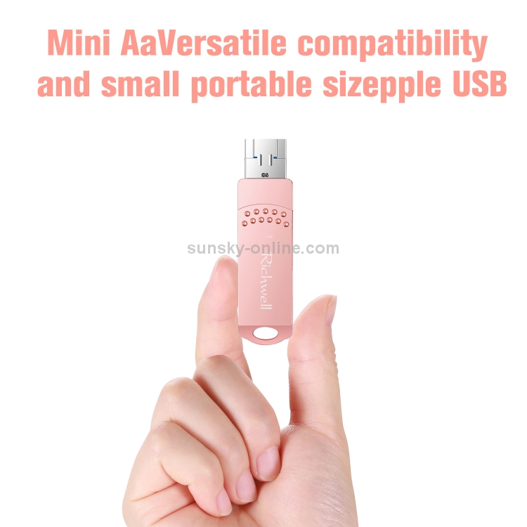 Richwell 3 in 1 64G Type-C + Micro USB + USB 3.0 Metal Flash Disk with OTG Function(Silver) Richwell 3 in 1 64G Type-C + Micro USB + USB 3.0 Metal Flash Disk with OTG Function(Silver)