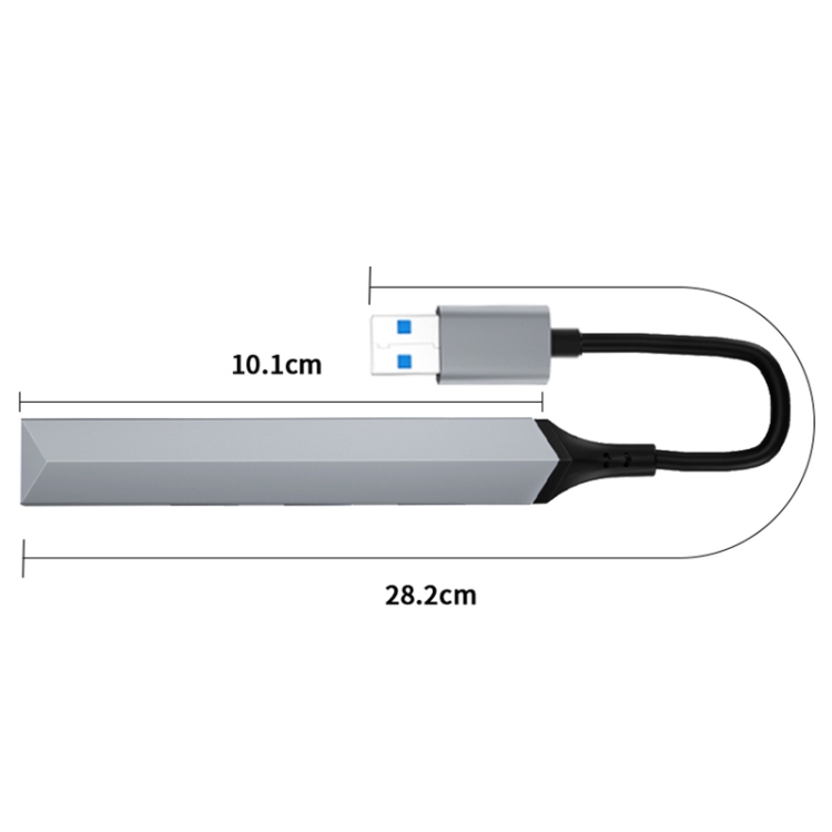 Adaptador HUB de estación de acoplamiento multifuncional USB a USB V253A 5 en 1 - 1