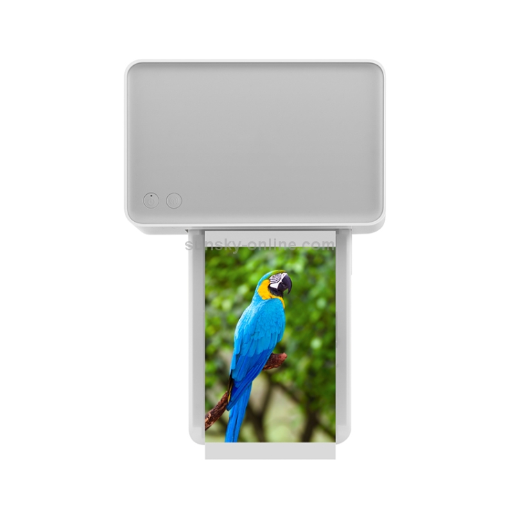 Mini impresora fotográfica de bolsillo automática Xiaomi Mijia 1S original, enchufe de EE. UU. (Blanco) - 2