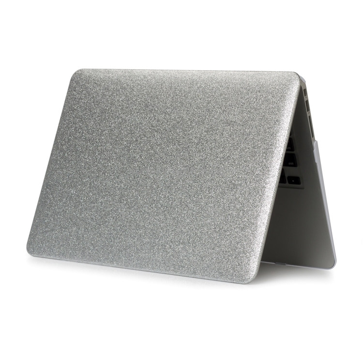 Glittery Powder PU Leather Paste Case for MacBook Air 13.3 inch(Silver) Glittery Powder PU Leather Paste Case for MacBook Air 13.3 inch(Silver)