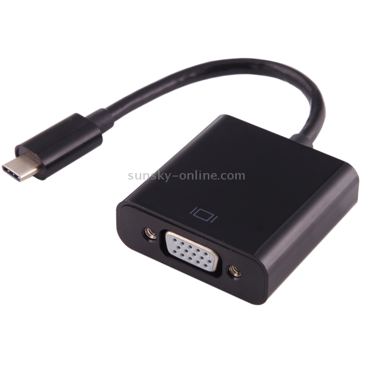 USB-C / Type-C 3.1 Male to VGA female Adapter Cable for MacBook 12 inch, Chromebook Pixel 2015, Nokia N1 Tablet PC, Length: About 10cm USB-C / Type-C 3.1 Male to VGA female Adapter Cable for MacBook 12 inch, Chromebook Pixel 2015, Nokia N1 Tablet PC, Length: About 10cm