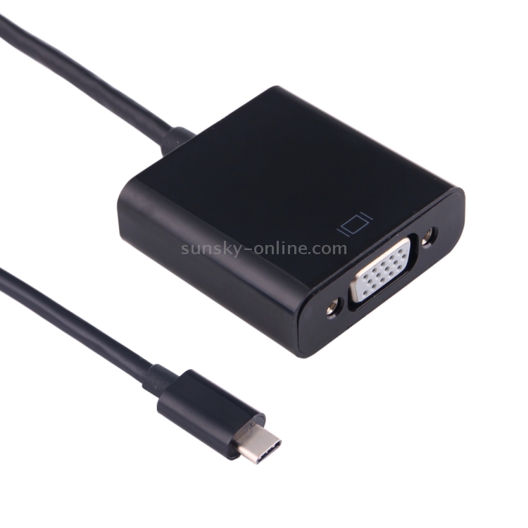 USB-C / Type-C 3.1 Male to VGA female Adapter Cable for MacBook 12 inch, Chromebook Pixel 2015, Nokia N1 Tablet PC, Length: About 10cm USB-C / Type-C 3.1 Male to VGA female Adapter Cable for MacBook 12 inch, Chromebook Pixel 2015, Nokia N1 Tablet PC, Length: About 10cm