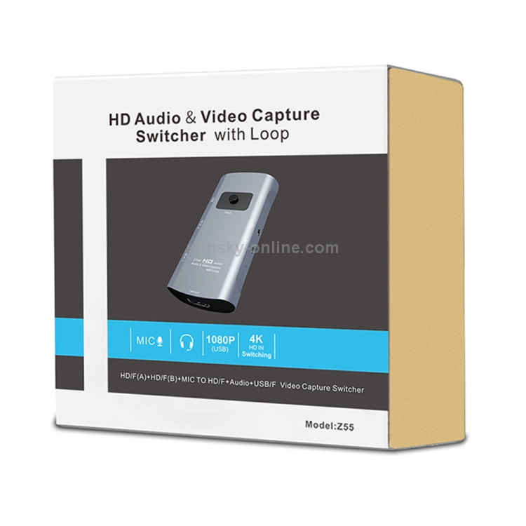 Z55 HD Audio Video Capture Switcher con Loop - 2