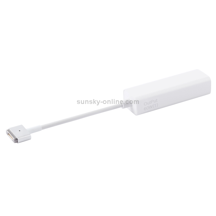 AnyWatt 60W USB-C / Type-C Female to 5 Pin MagSafe 2 Male T Head Series Charge Adapter Converter for MacBook Pro (White) AnyWatt 60W USB-C / Type-C Female to 5 Pin MagSafe 2 Male T Head Series Charge Adapter Converter for MacBook Pro (White)