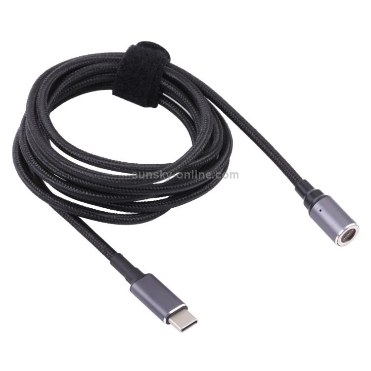 USB-C / Type-C Male to 8 Pin Magnetic DC Round Head Free Plug Charging Adapter Cable - 2