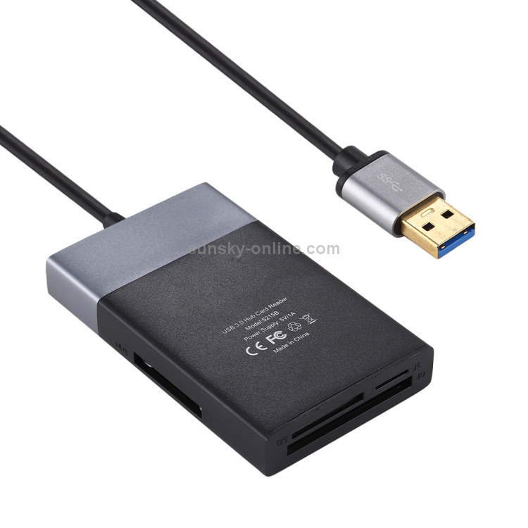 ROCKETEK CR310 USB 3.0 + carte TF + carte SD + carte SIM + lecteur de