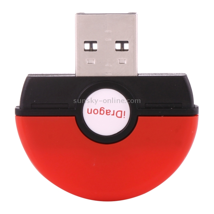 iDragon-R009 2 in 1 8 Pin to USB 2.0 Waterdrop Shaped Memory Card Reader with Key Chains, Support TF Card