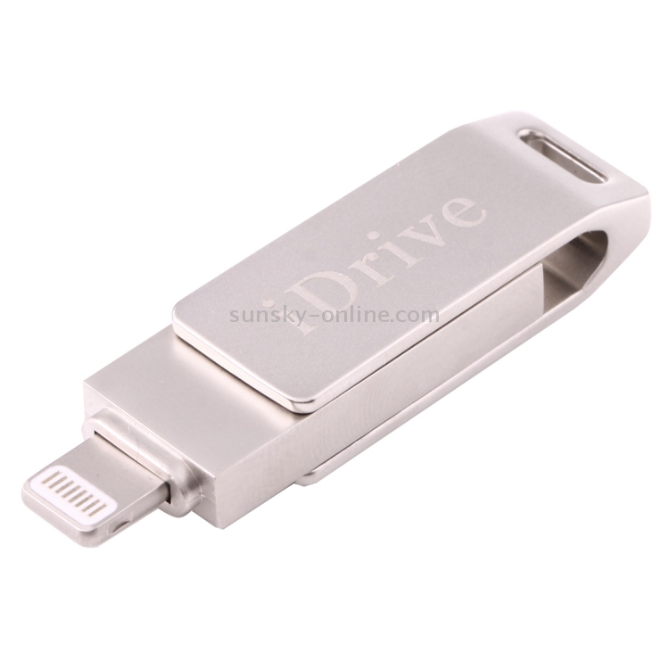 iDragon-U009 128GB 8 Pin to USB 2.0 2 in1 Mini 2 Rotating Metal Flash Disk Drive iDragon-U009 128GB 8 Pin to USB 2.0 2 in1 Mini 2 Rotating Metal Flash Disk Drive
