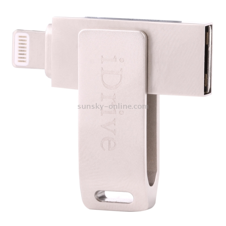 iDragon-U009 128GB 8 Pin to USB 2.0 2 in1 Mini 2 Rotating Metal Flash Disk Drive iDragon-U009 128GB 8 Pin to USB 2.0 2 in1 Mini 2 Rotating Metal Flash Disk Drive