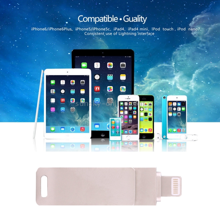 iDragon-U009 128GB 8 Pin to USB 2.0 2 in1 Mini 2 Rotating Metal Flash Disk Drive iDragon-U009 128GB 8 Pin to USB 2.0 2 in1 Mini 2 Rotating Metal Flash Disk Drive