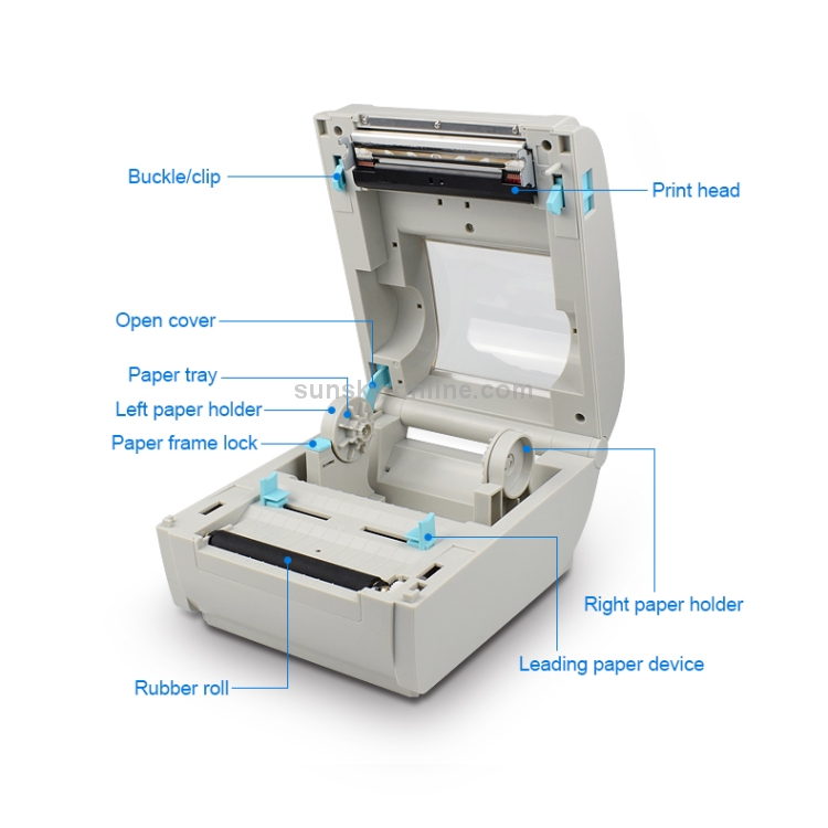 Imprimante thermique de reçus POS, imprimante d'étiquettes