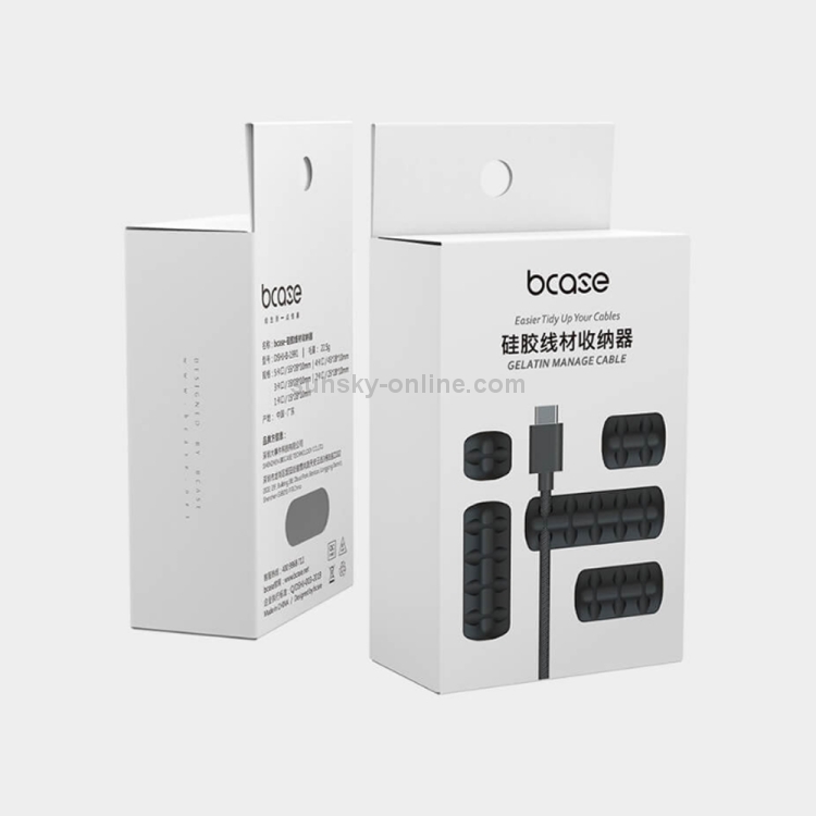 Original Xiaomi Youpin bcase 5 in 1 Silicone Desktop Cable Organizer (White) Original Xiaomi Youpin bcase 5 in 1 Silicone Desktop Cable Organizer (White)