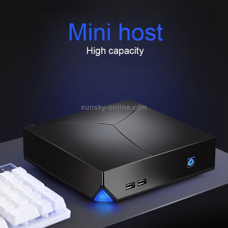 mingying M4I7-C 8GB + 256GB Core I7 4750HQ Quard Core GTX1050 2G Gráficos independientes Mini PC con 4 puertos USB 2.0 y 2 puertos USB 3.0 (negro) - 8