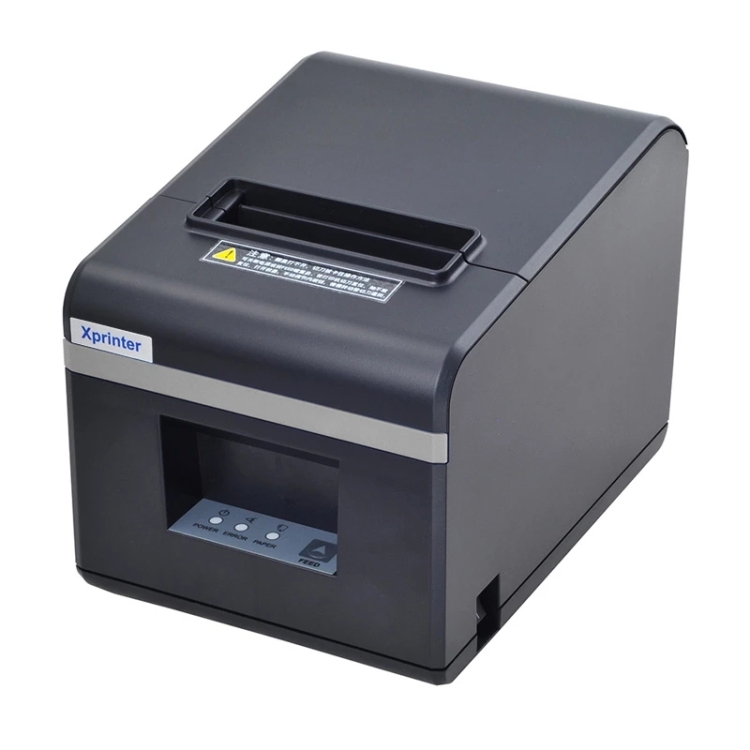 Xprinter N160II USB + Interfaz Bluetooth 80 mm 160 mm / s Impresora automática de recibos térmicos, enchufe de EE. UU. - B1