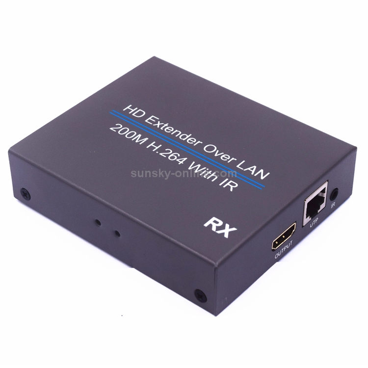 NK-E200IR 200m Over LAN HDMI H.264 HD (Transmisor + Receptor) Extensor con IR - 1