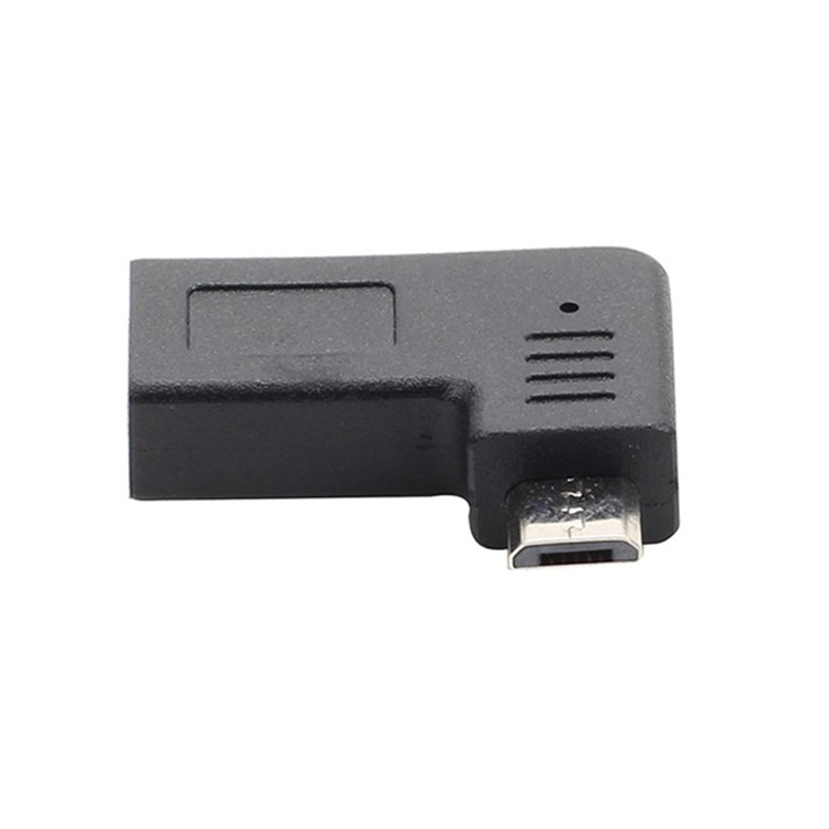 3 PCS LY-U2T078 USB-C / Type-C Female to Micro USB 5 Pin Right Elbow Male Charging Adapter 3 PCS LY-U2T078 USB-C / Type-C Female to Micro USB 5 Pin Right Elbow Male Charging Adapter