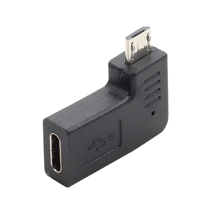 3 PCS LY-U2T078 USB-C / Type-C Female to Micro USB 5 Pin Left Elbow Male Charging Adapter 3 PCS LY-U2T078 USB-C / Type-C Female to Micro USB 5 Pin Left Elbow Male Charging Adapter