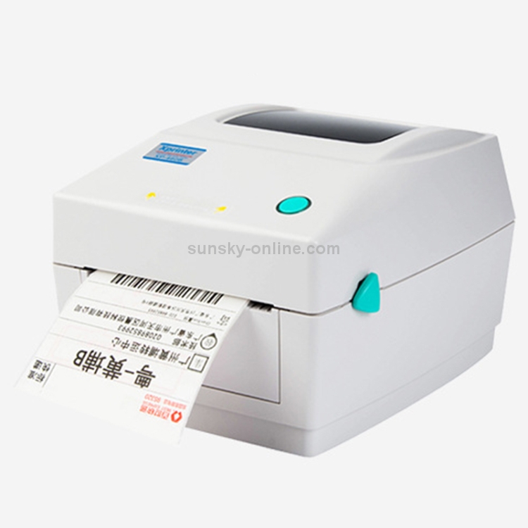 Impresora de código de barras de calibración automática térmica con puerto USB Xprinter XP-460B - 1