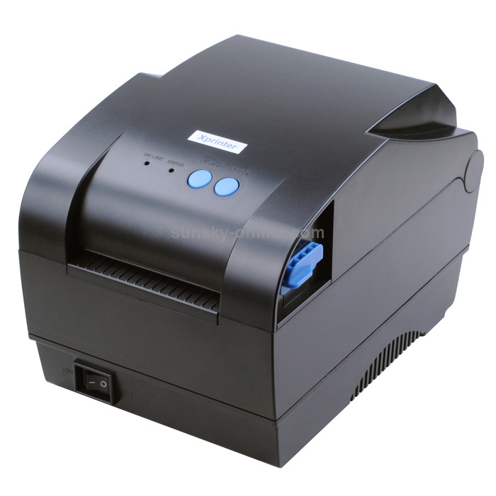 Impresora de código de barras de calibración automática térmica con puerto USB Xprinter XP-365B - 1