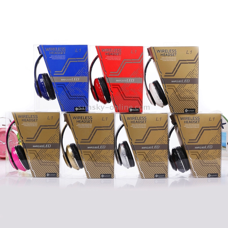 L1 Headband Folding Stereo Wireless Bluetooth Headphone Headset, Support 3.5mm Audio Input & Hands-free Call L1 Headband Folding Stereo Wireless Bluetooth Headphone Headset, Support 3.5mm Audio Input & Hands-free Call