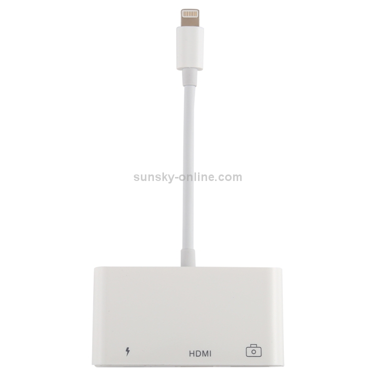 3 in 1 1080P HDMI + USB + 8 Pin Charging Female Ports to 8 Pin Male OTG Digital Video Converter Cable 3 in 1 1080P HDMI + USB + 8 Pin Charging Female Ports to 8 Pin Male OTG Digital Video Converter Cable