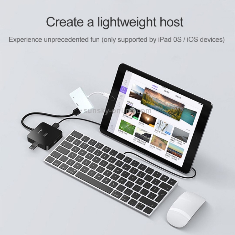 3 in 1 1080P HDMI + USB + 8 Pin Charging Female Ports to 8 Pin Male OTG Digital Video Converter Cable 3 in 1 1080P HDMI + USB + 8 Pin Charging Female Ports to 8 Pin Male OTG Digital Video Converter Cable