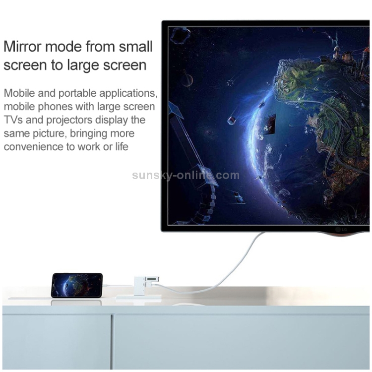 3 in 1 1080P HDMI + USB + 8 Pin Charging Female Ports to 8 Pin Male OTG Digital Video Converter Cable 3 in 1 1080P HDMI + USB + 8 Pin Charging Female Ports to 8 Pin Male OTG Digital Video Converter Cable