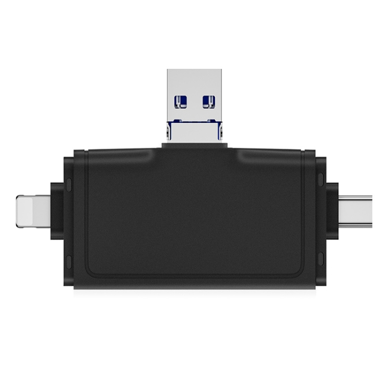 7 In 1 USB 2.0 Card Reader (Black) - 1