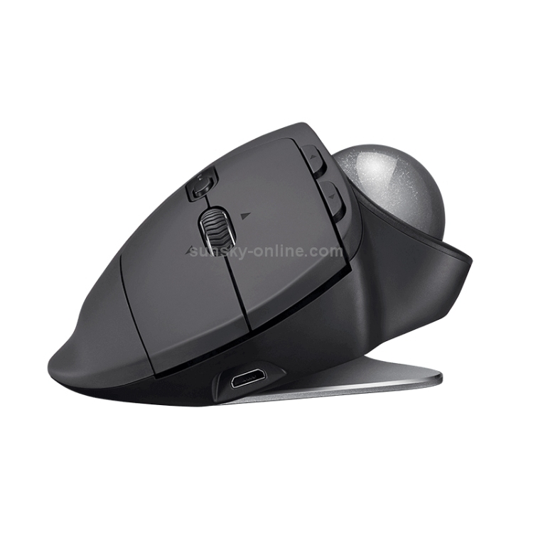 Logitech MX ERGO 440DPI Bluetooth + Ratón óptico inalámbrico Trackball unificador de modo dual (negro) - 2