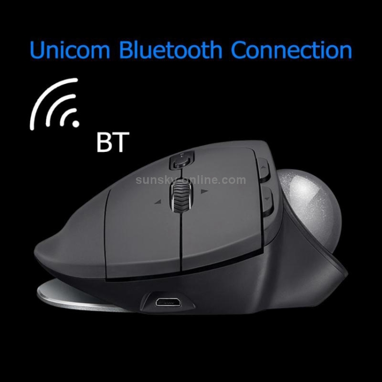 Logitech MX ERGO 440DPI Bluetooth + Ratón óptico inalámbrico Trackball unificador de modo dual (negro) - 6