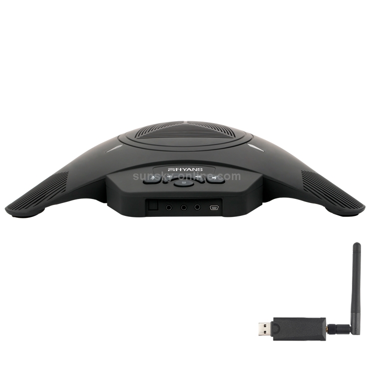 YANS YS-M21W Mini puerto USB Micrófono omnidireccional para videoconferencia (negro) - 3